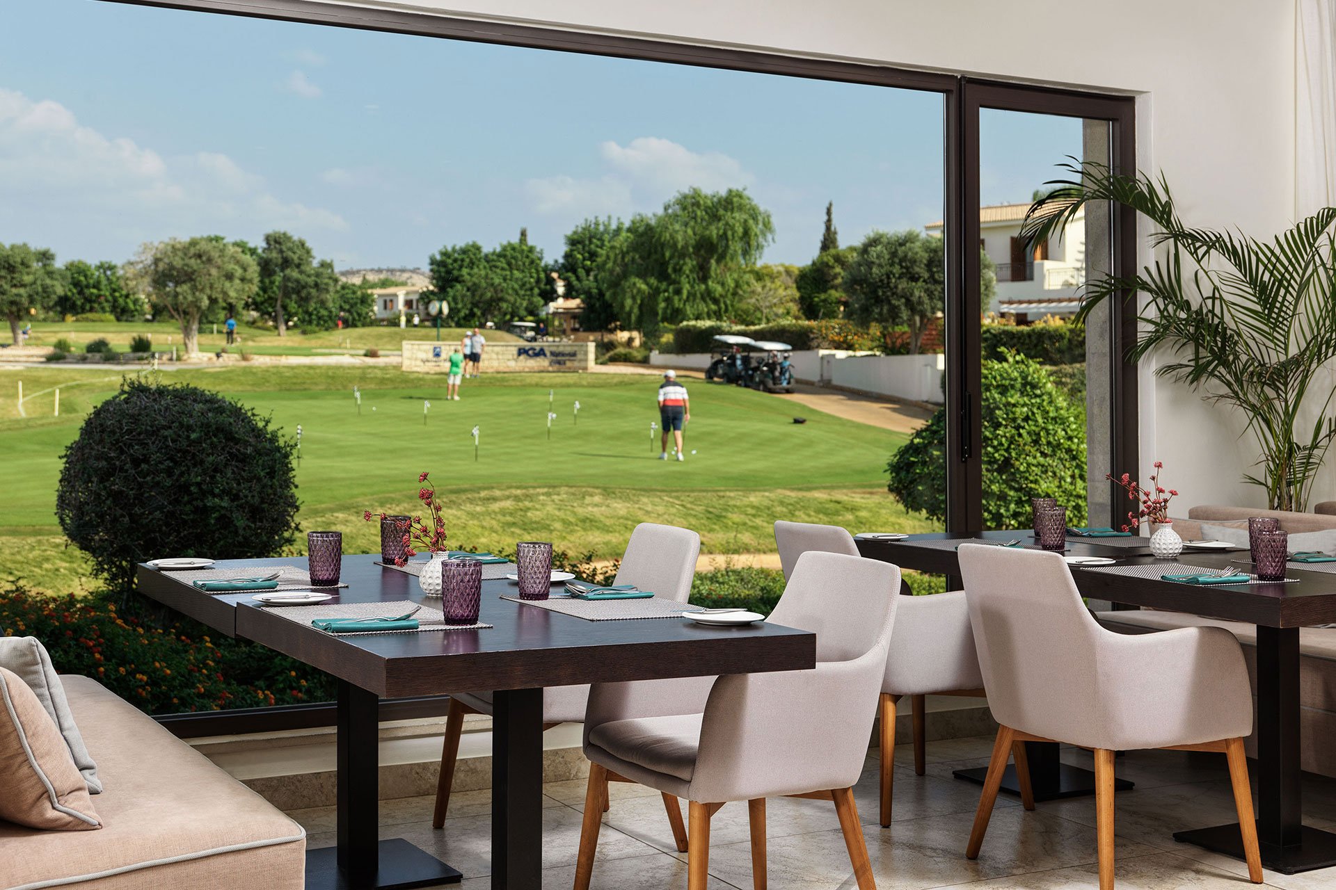 Restaurant, Golf Clubhouse in Paphos, Cyprus | Aphrodite Hills