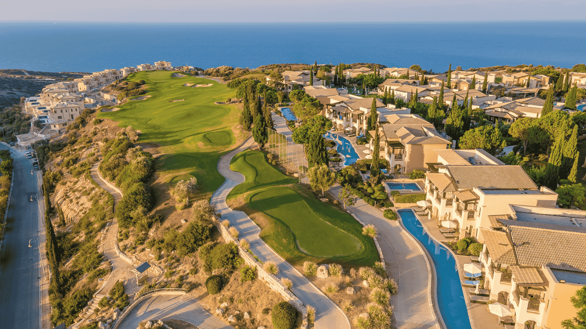 Aerial photo Aphrodite hills